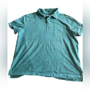 Mens size XXL green Mossimo polo shirt short sleeve 90%cotton 10%polyester KH119